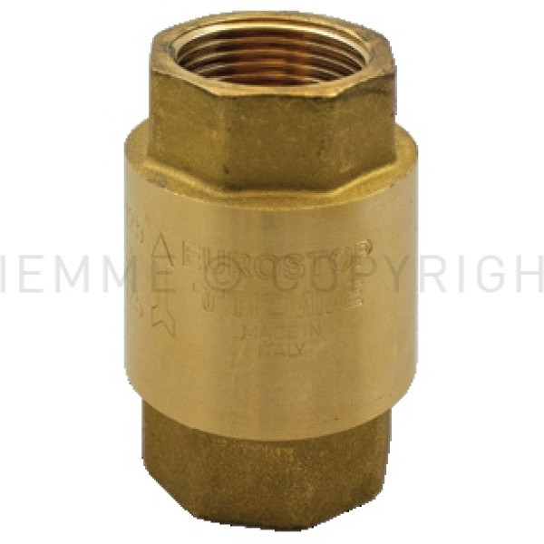 VALVOLA DI RITEGNO 1/2 OTTONE