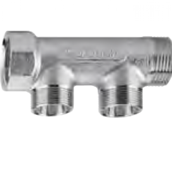 COLLETTORE PER RISCALDAMENTO 2 VIE DA 1