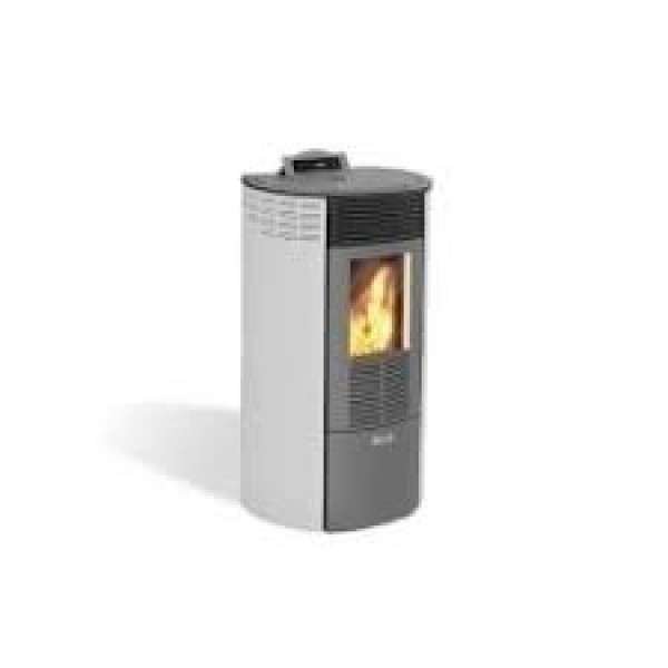 CAPALDO STUFA A PELLET KING 12 ROUND BIANCO KW.10 CAP 93060