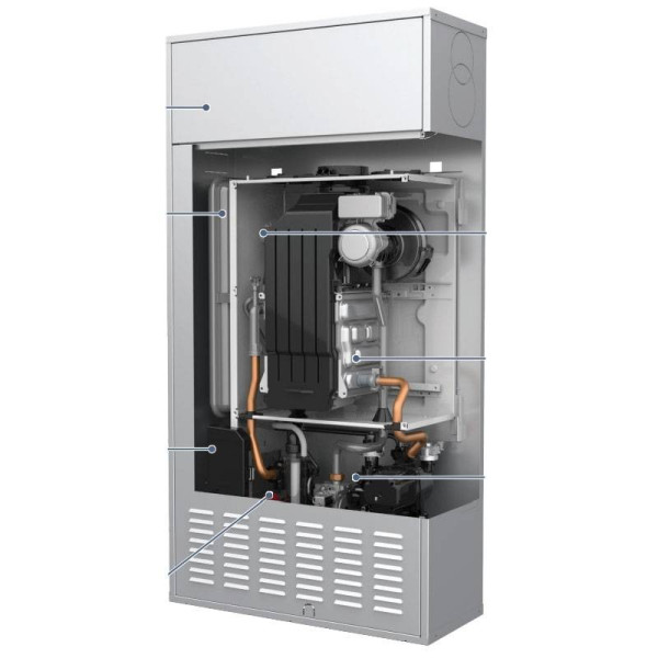 CHAFFOTEAUX CALDAIA INOA GREEN IN 25 EU INCASSO METANO/GPL +KIT FUMI SDOPPIATO CODICE 3310578