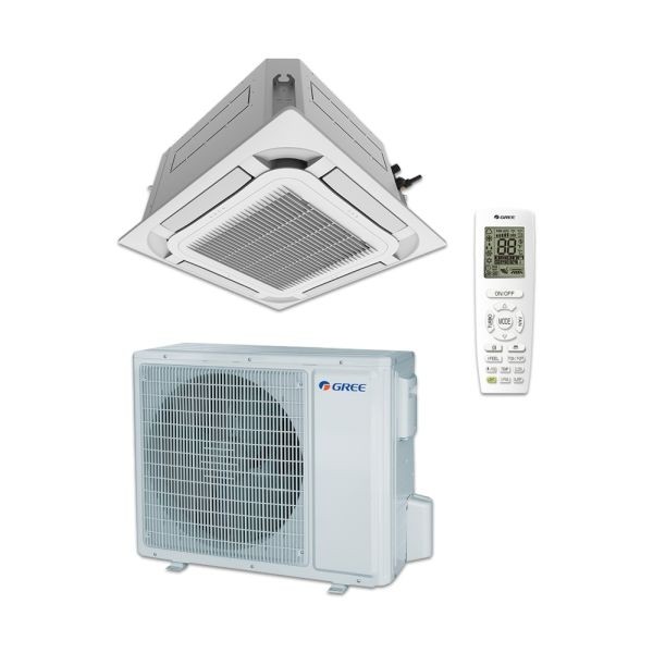 CLIMATIZZATORE GREE CASSETTA A 8 VIE MONO 36000 BTU INVERTER R-32 GUD100T1/A-S