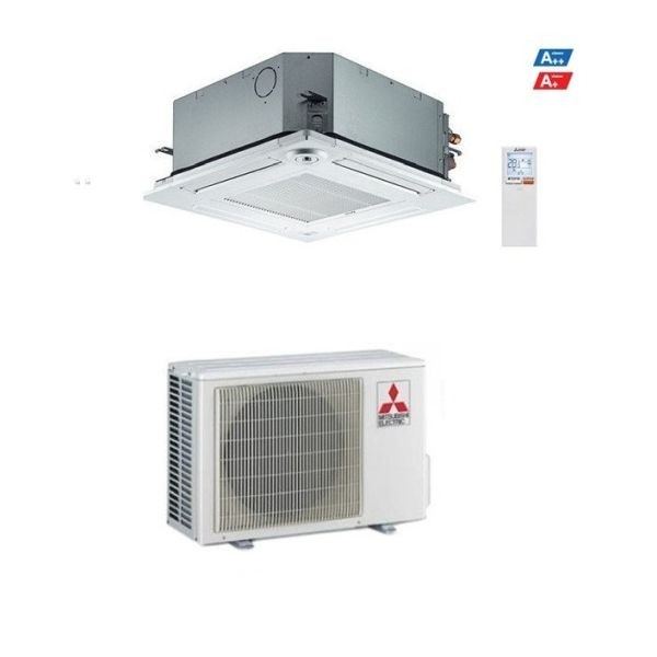 CLIMATIZZATORE MITSUBISHI ELECTRIC A CASSETTA 9000 BTU INVERTER R-32 SLZ-M25FA