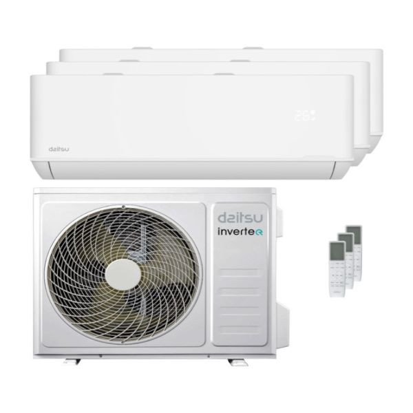 CLIMATIZZATORE DAITSU SERIE ARTIC PRO TRIALSPLIT 9000+9000+9000+DOSM-27KDT-3 INVERTER R-32 WI-FI