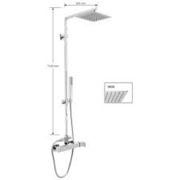 SALISCENDI KELLER TAPS QUADRATO  CODICE KELLER 5020