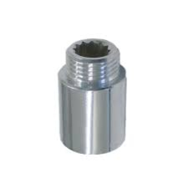 PROLUNGA M/F OTTONE CROMATA 1/2X40   CODICE TIEMME 1500113