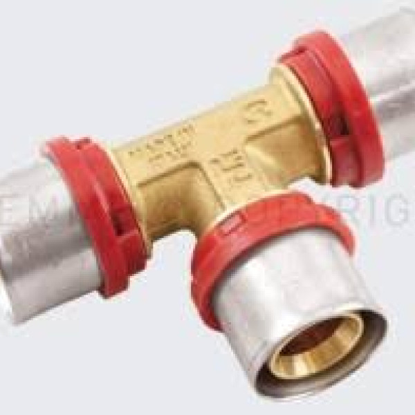 TEE A PINZARE 16X16X16 ACQUA   CODICE TIEMME 1650002