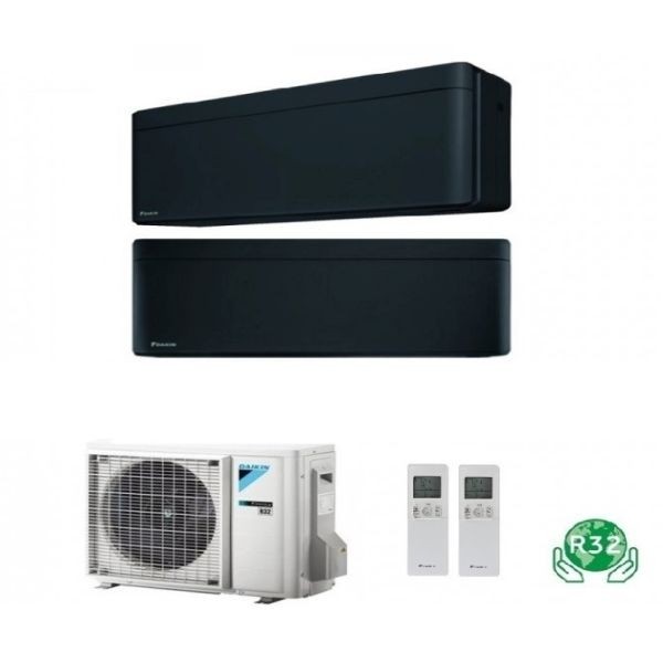 CLIMATIZZATORE DAIKIN STYLISH TOTAL BLACK DUALSPLIT 9000+18000+2MXM50M R-32