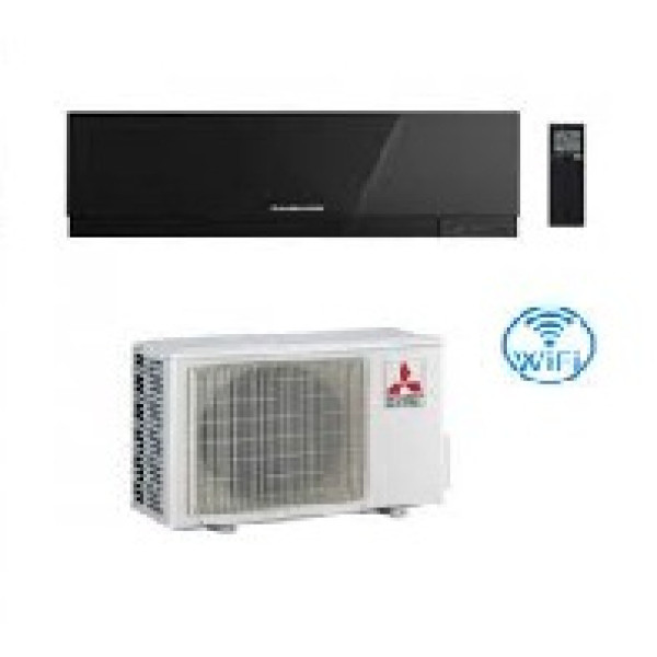 CLIMATIZZATORE MITSUBISHI KIRIGAMINE ZEN 12 BLACK WI-FI MONOSLPIT