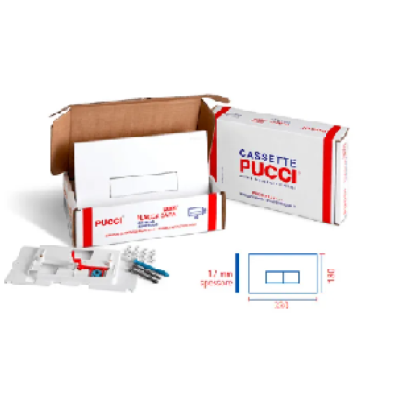 KIT PUCCI C/PLACCA BIANCA SARA CODICE 80009660