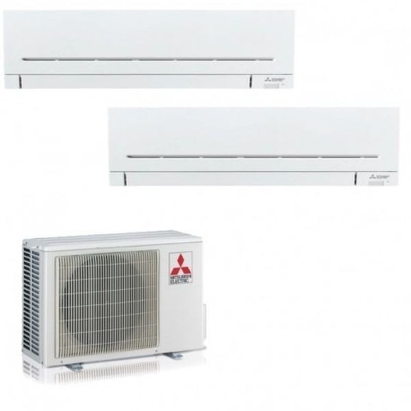 CLIMATIZZATORE MITSUBISHI AP-VGK DUALSPLIT 12000+15000+MXZ-2F53VF R32 WI-FI INCLUSO