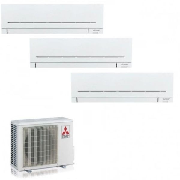 CLIMATIZZATORE MITSUBISHI AP-VGK TRIALSPLIT 15000+18000+MXZ-3F54VF R-32 WI-FI