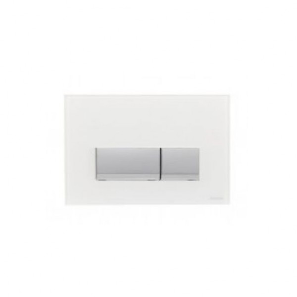SCHWAB PLACCA MAGNUS VETRO DOPPIO SCARICO PER CASSETTA UP 199 COD.P54-0003-0250