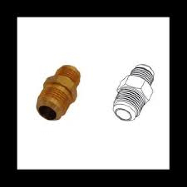 RACCORDO DIRITTO IN OTTONE 3/8