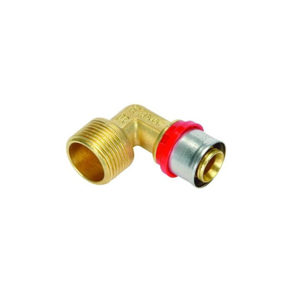 GOMITO MASCHIO A PINZARE 1/2 X 16 ACQUA  CODICE TIEMME 1650010