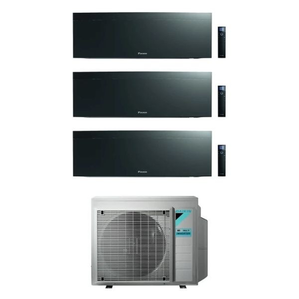 CLIMATIZZATORE DAIKIN EMURA III BLACK TRIALSPLIT 9000+9000+12000+3MXM52 INVERTER R-32 WI-FI