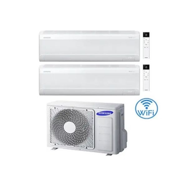CLIMATIZZATORE SAMSUNG WINDFREE AVANT S2 DUALSPLIT 9000+9000+AJ040TXJ INVERTER R32 WI-FI 