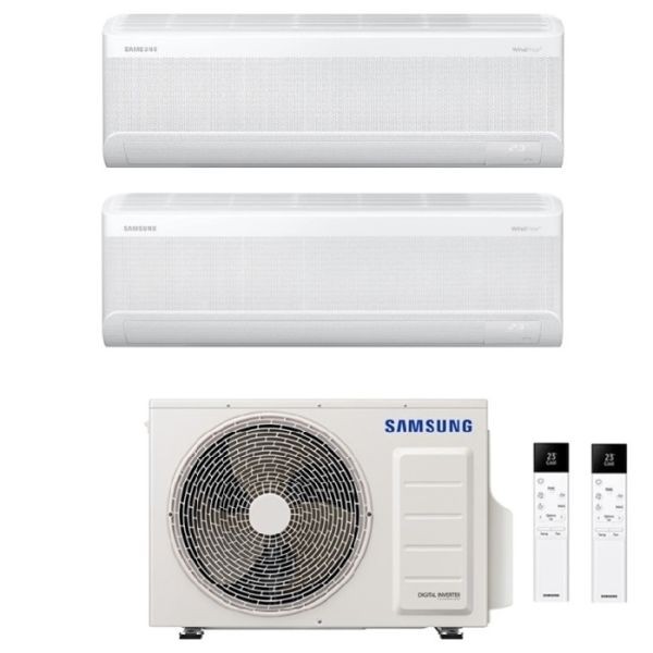 CLIMATIZZATORE SAMSUNG WINDFREE ELITE S2 DUALSPLIT 9000+12000+AJ040TXJ INVERTER R-32 WI-FI