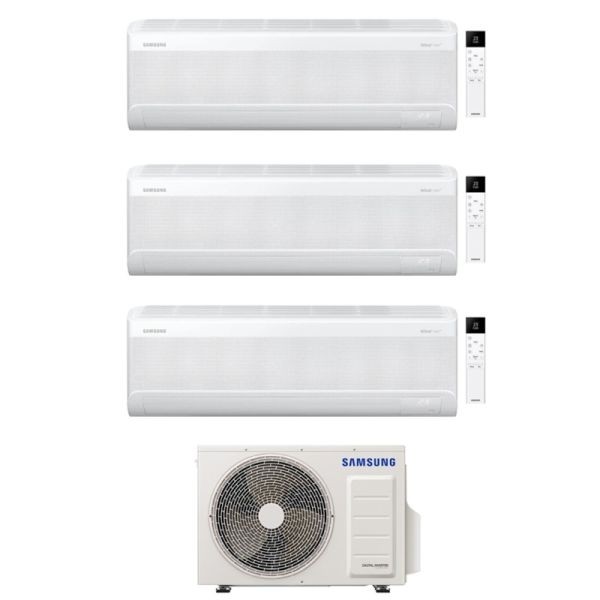 CLIMATIZZATORE SAMSUNG WINDFREE ELITE S2 TRIALSPLIT 9000+9000+9000+AJ052TXJ INVERTER R-32 WI-FI
