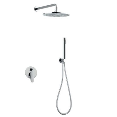 KIT DOCCIA COMPLETO CON SOFFIONE CILINDRICO KELLER TAPS 14009/20 