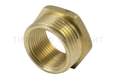 RIDUZIONE OTTONE GIALLA M/F 3/4