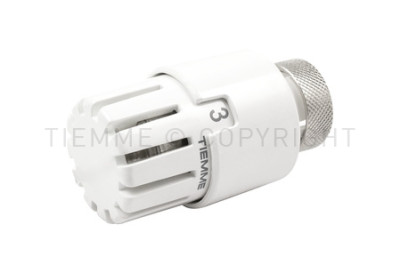 TESTA TERMOSTATICA BIANCO M.30X1,5  CODICE TIEMME 9550025
