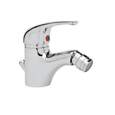 Miscelatore monocomando per bidet prince idronord con scarico 1