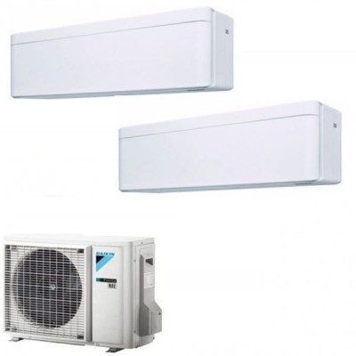 CLIMATIZZATORE DAIKIN STYLISH WHITE DUALSPLIT 7000+12000+2MXM40 R32