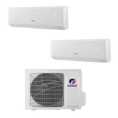 CLIMATIZZATORE GREE BORA PLUS DUALSPLIT 9000+9000+GWHD(18)NK6LO R32