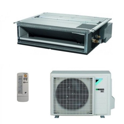 CLIMATIZZATORE DAIKIN CANALIZZABILE ULTRAPIATTO 12000 BTU INVERTER R-32 FDXM35F (CON TELECOMANDO INFRAROSSI)