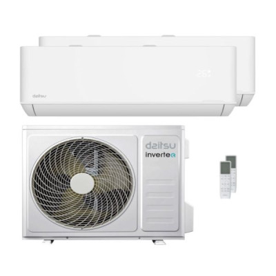 CLIMATIZZATORE DAITSU SERIE ARTIC PRO DUALSPLIT 12000+12000+DOSM-18KDT-3 INVERTER R-32 WI-FI