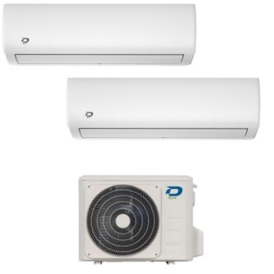 CLIMATIZZATORE DILOC JESSICA DUALSPLIT 12000+12000+SKYDUAL18 WHITE INVERTER R-32 WI-FI