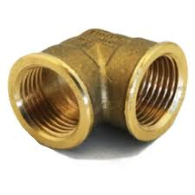 GOMITO OTTONE GIALLO F/F 1/2