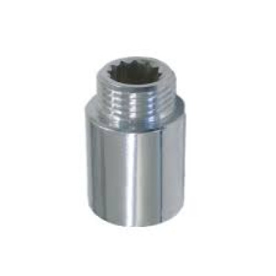 PROLUNGA M/F OTTONE CROMATA 1/2X40   CODICE TIEMME 1500113