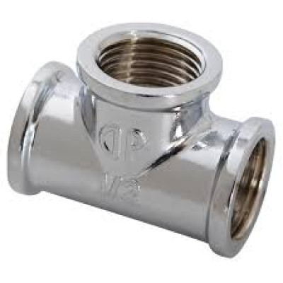 TEE OTTONE CROMATO F. 1/2