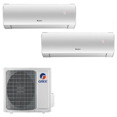 CLIMATIZZATORE GREE FAIRY DUALSPLIT 9000+9000+GWHD(14)NK6OO INVERTER R-32 WI-FI