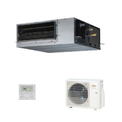 CLIMATIZZATORE FUJITSU CANALIZZABILE MEDIA ALTA PREVALENZA KH 24000 BTU R-32 INVERTER 