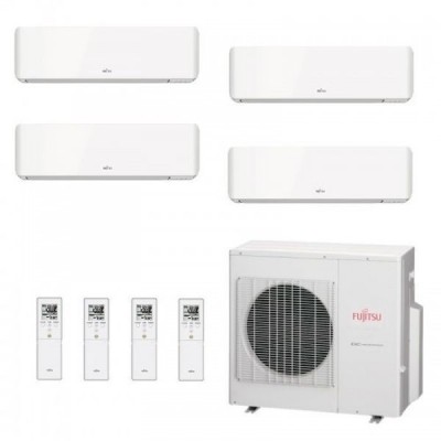 CLIMATIZZATORE FUJITSU QUADRI SPLIT SERIE KM 9000+9000+9000+9000+AOYG30KBTA4 R-32 WI-FI