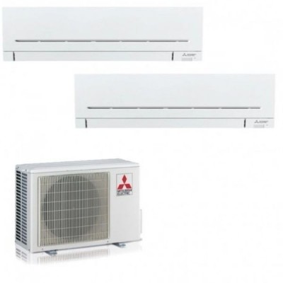 CLIMATIZZATORE MITSUBISHI AP-VGK DUALSPLIT 9000+12000+MXZ-2F53VF R32 WI-FI INCLUSO