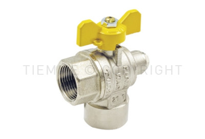 VALVOLA X GAS SQUADRA  C/PRESA PRESS 1