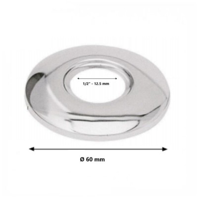  IDRONORD ROSONE PER RUBINETTO MAGGIORATO D.1/2X70 CROMO CODICE IDRO1250GS000D