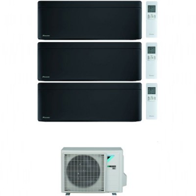 CLIMATIZZATORE DAIKIN STYLISH TOTAL BLACK TRIALSPLIT 7000+9000+12000+3MXM52M R-32