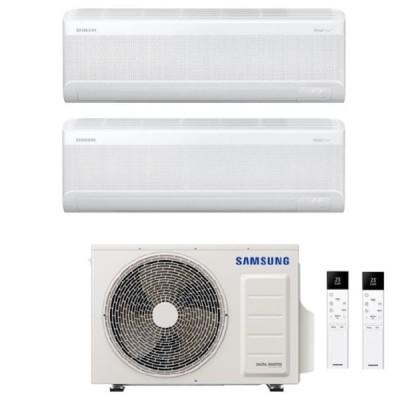 CLIMATIZZATORE SAMSUNG WINDFREE ELITE S2 DUALSPLIT 12000+12000+AJ050TXJ INVERTER R-32 WI-FI